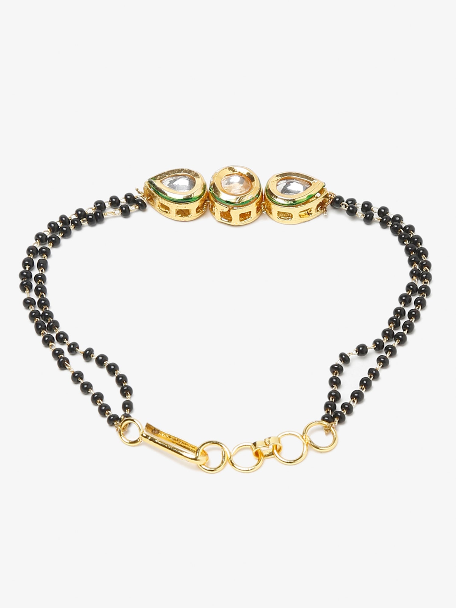 Mangalsutra Bracelet Designs | Bridal Accessories | Mangalsutra Designs |  Black beaded jewelry, Gold bracelet chain, Jewelry bracelets gold